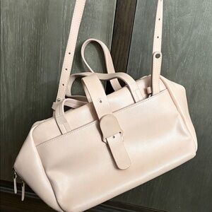 Senreve light pink Leather Tote Bag